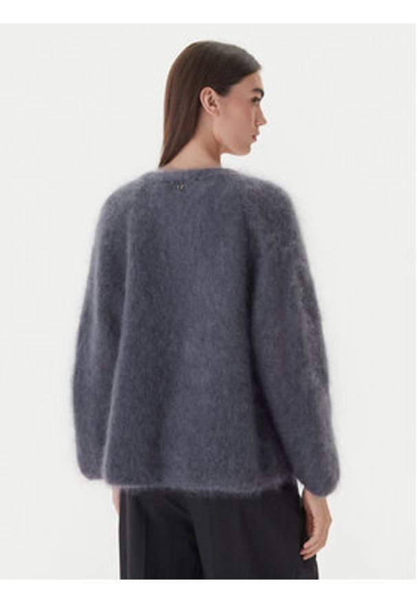 Dixie Kardigan M277Y072A 3906 Szary Regular Fit. Kolor: szary. Materiał: wełna