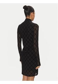 Hugo - HUGO Sukienka koktajlowa 50527448 Czarny Slim Fit. Kolor: czarny. Materiał: syntetyk. Styl: wizytowy #3