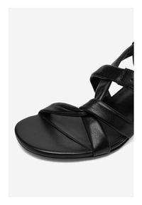 Gino Rossi - GINO ROSSI Sandały EO-124943 Czarny. Kolor: czarny. Materiał: skóra #8