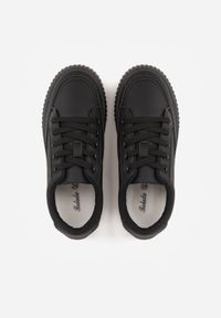 Born2be - Czarne Sneakersy na Grubej Podeszwie z Tłoczeniem Zeanidra. Okazja: na co dzień. Kolor: czarny. Materiał: jeans #4