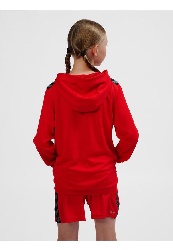 Dzieciowa bluza z kapturem poliester Hummel Authentic. Typ kołnierza: kaptur. Kolor: wielokolorowy, czerwony, różowy. Materiał: poliester. Sport: joga i pilates