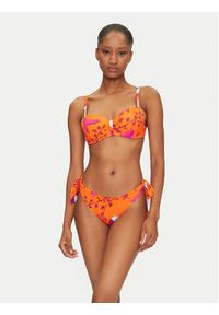 Chantelle Góra od bikini Icon C16VN5 Pomarańczowy. Kolor: pomarańczowy. Materiał: syntetyk
