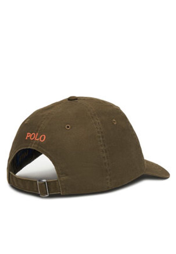 Polo Ralph Lauren Czapka z daszkiem 211912843006 Khaki. Kolor: brązowy. Materiał: materiał, bawełna