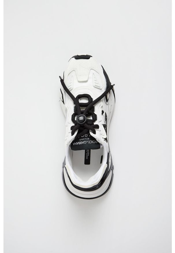 Dolce & Gabbana - Sneakersy damskie skórzane DOLCE & GABBANA. Materiał: skóra