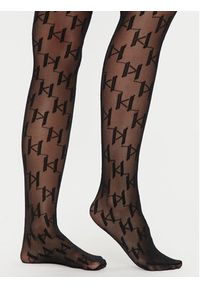 Karl Lagerfeld - KARL LAGERFELD Rajstopy Damskie 236W3909 Czarny. Kolor: czarny. Materiał: nylon, materiał, poliamid #3