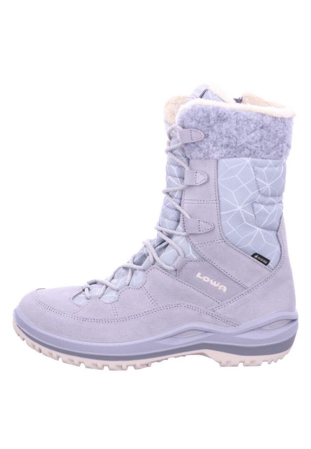 Buty trekkingowe damskie Lowa Barina Iii Gtx. Zapięcie: sznurówki. Kolor: szary. Materiał: syntetyk, zamsz, materiał. Szerokość cholewki: normalna. Styl: sportowy