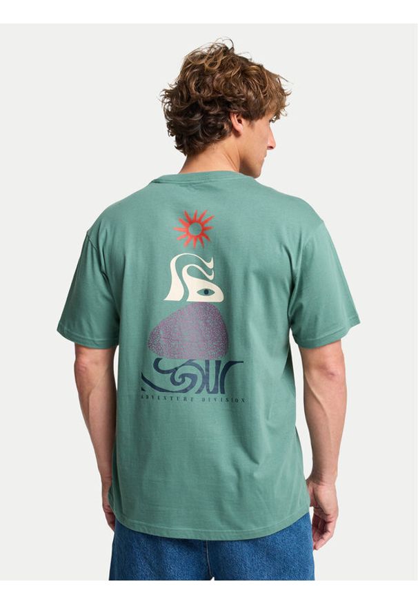 Billabong T-Shirt Totem EBYZT00388 Zielony Regular Fit. Kolor: zielony. Materiał: bawełna