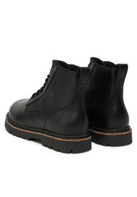 Birkenstock Trapery Highwood Lace Mid 1030783 Czarny. Kolor: czarny. Materiał: skóra