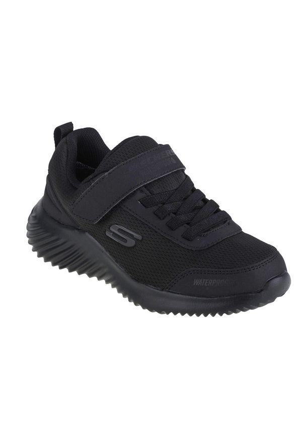 skechers - Buty sportowe Sneakersy chłopięce, Skechers Bounder-Dripper Drop. Zapięcie: rzepy. Kolor: czarny. Materiał: materiał. Szerokość cholewki: normalna. Sport: turystyka piesza
