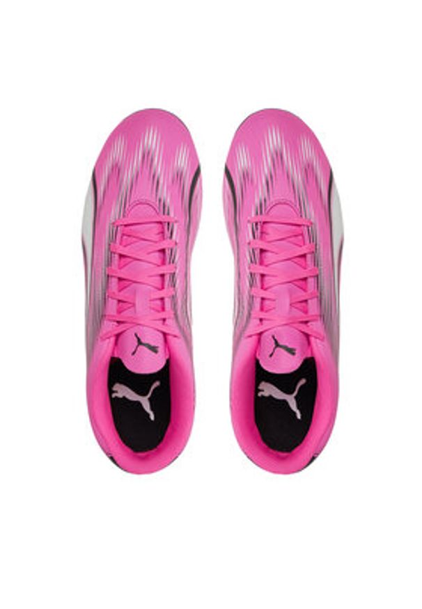 Puma Buty do piłki nożnej Ultra Play Fg/Ag 107763 01 Różowy. Kolor: różowy. Materiał: skóra