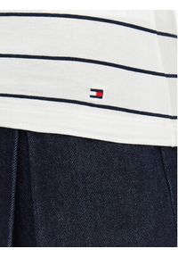TOMMY HILFIGER - Tommy Hilfiger Top Classic WW0WW50947 Biały Regular Fit. Kolor: biały. Materiał: bawełna #5