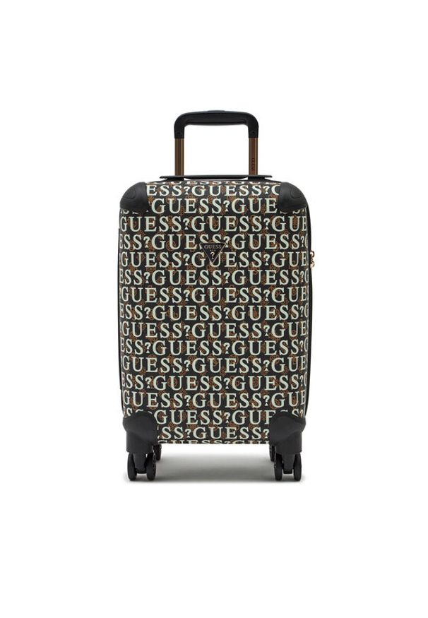 Guess Walizka kabinowa Stark TWE927 09830 Brązowy. Kolor: brązowy. Materiał: skóra