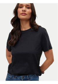 Vero Moda T-Shirt Paulina 10316991 Czarny Regular Fit. Kolor: czarny. Materiał: bawełna #3