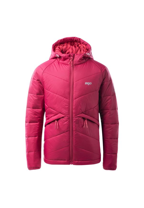 BEJO - Kurtka Ocieplana Dla Dziewczynki Fumio. Kolor: różowy. Materiał: puch. Sport: turystyka piesza