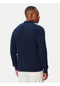 TOMMY HILFIGER - Tommy Hilfiger Sweter Classic MW0MW41955 Granatowy Regular Fit. Kolor: niebieski. Materiał: bawełna #4