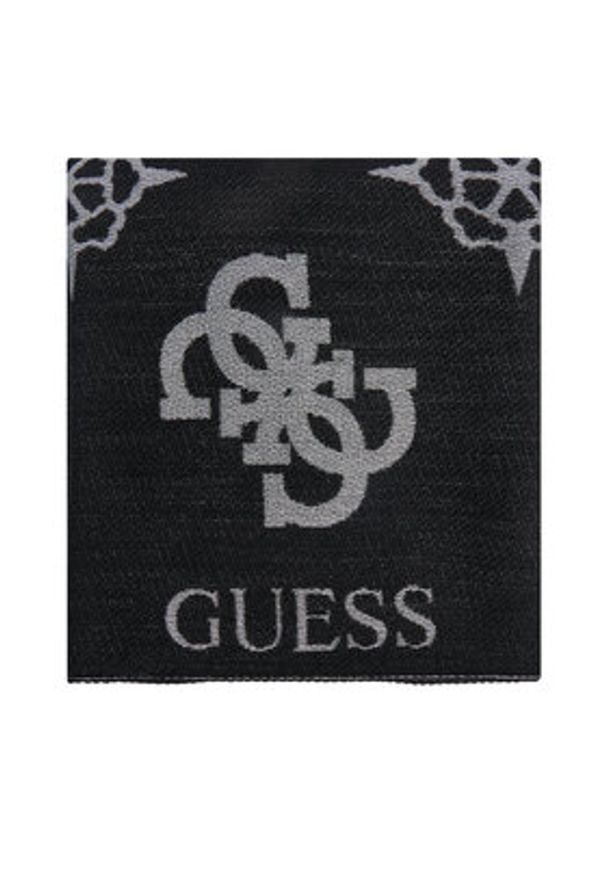 Guess Szalik AW5190 POL03 Czarny. Kolor: czarny. Materiał: materiał