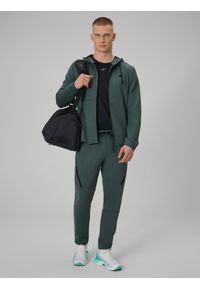 4f - 4F Spodnie treningowe szybkoschnące męskie - szare L. Kolor: szary. Materiał: włókno, skóra. Sport: fitness #1