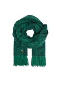 Lacoste Szalik RE0804 Zielony. Kolor: zielony. Materiał: wełna