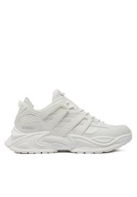 Guess Sneakersy Belluno Low FMTBEL ELE12 Biały. Kolor: biały. Materiał: skóra