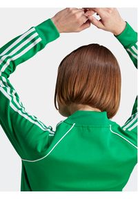 Adidas - adidas Bluza adicolor Classics SST IK4030 Zielony Regular Fit. Kolor: zielony. Materiał: bawełna, syntetyk #5