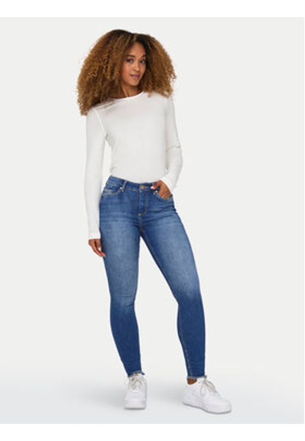only - ONLY Jeansy Blush 15293282 Niebieski Skinny Fit. Kolor: niebieski
