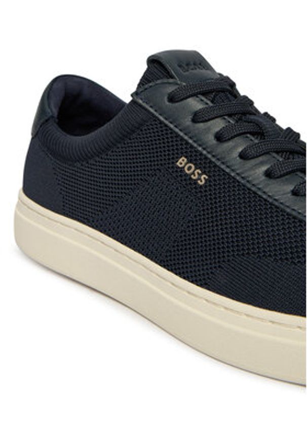 BOSS Sneakersy Kieran 50563181 Granatowy. Kolor: niebieski. Materiał: materiał