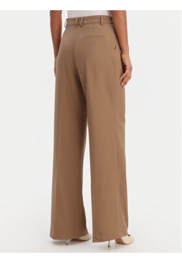 Morgan Spodnie palazzo 261-PFALI.F Brązowy Wide Leg. Kolor: brązowy. Materiał: syntetyk, wiskoza