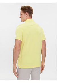 TOMMY HILFIGER - Tommy Hilfiger Polo 1985 MW0MW17771 Żółty Regular Fit. Typ kołnierza: polo. Kolor: żółty. Materiał: bawełna #3
