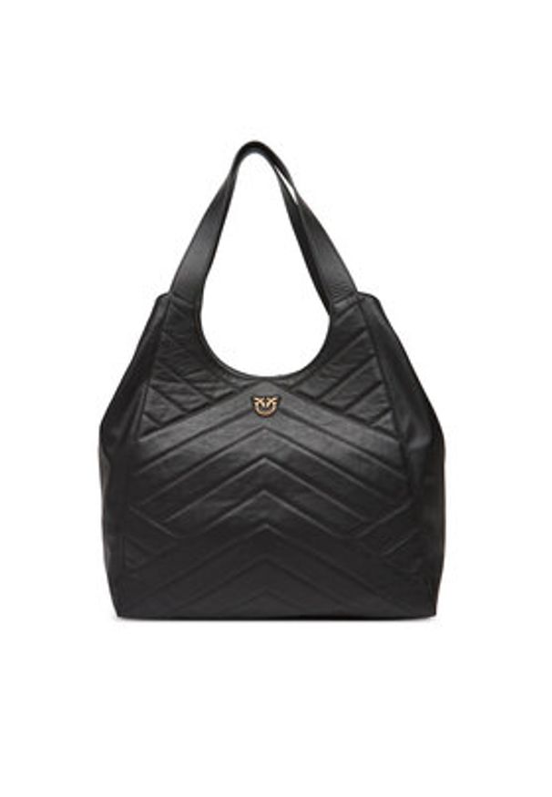 Pinko - PINKO Torebka Tote Bag PE 25 PLTT 104536 A2AO Czarny. Kolor: czarny. Materiał: skórzane