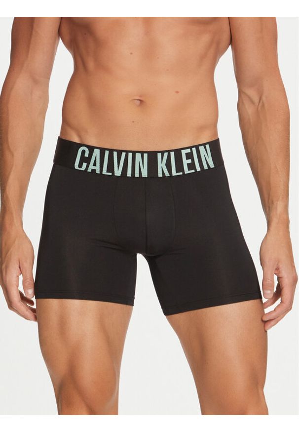 Calvin Klein Komplet 3 par bokserek 000NB3612A Czarny. Kolor: czarny. Materiał: syntetyk