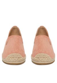 DeeZee Espadryle RS07-18 Pomarańczowy. Kolor: pomarańczowy. Materiał: materiał #5