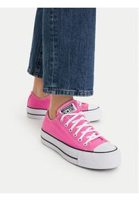 Converse Trampki Chuck Taylor All Star Lift Platform A16104C Różowy. Kolor: różowy. Materiał: materiał. Obcas: na platformie #6