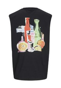 Jack & Jones - Jack&Jones Tank top Varenna 12273524 Czarny Oversize. Kolor: czarny. Materiał: bawełna #6