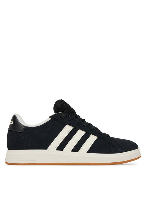 Adidas - adidas Sneakersy GRAND COURT 00s K JH6178 Granatowy. Kolor: niebieski. Materiał: zamsz, skóra