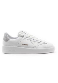 GOLDEN GOOSE - Białe sneakersy Pure. Okazja: na co dzień. Kolor: biały. Materiał: guma. Wzór: aplikacja #3
