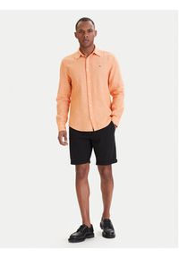 Tommy Jeans Koszula DM0DM22761 Pomarańczowy Regular Fit. Kolor: pomarańczowy. Materiał: bawełna #3