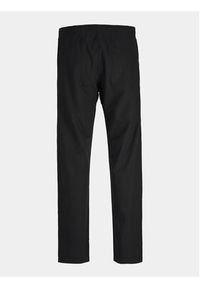 Jack & Jones - Jack&Jones Spodnie materiałowe Summer 12248606 Czarny Relaxed Fit. Kolor: czarny. Materiał: bawełna