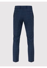 Pako Lorente - PAKO LORENTE – Granatowe spodnie garniturowe z wełną. Kolor: niebieski. Materiał: wełna #8