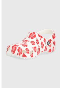 Crocs klapki damskie kolor czerwony. Nosek buta: okrągły. Kolor: czerwony. Materiał: materiał, guma #3