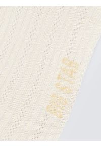 Big-Star - Stopki damskie ażurowe białe Holiana 100. Kolor: biały. Materiał: włókno, wiskoza, materiał. Wzór: ażurowy #2