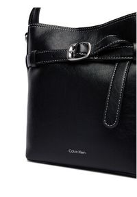Calvin Klein Torebka Buckle Mini Bucket Crossbody LV04F3550G Czarny. Kolor: czarny. Materiał: skórzane #2