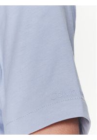 Calvin Klein T-Shirt K20K205410 Błękitny Regular Fit. Kolor: niebieski. Materiał: bawełna #5