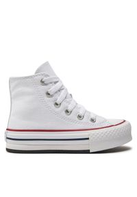 Converse Trampki Chuck Taylor All Star Eva Lift Canvas Platform 372860C Biały. Kolor: biały. Materiał: materiał. Obcas: na platformie