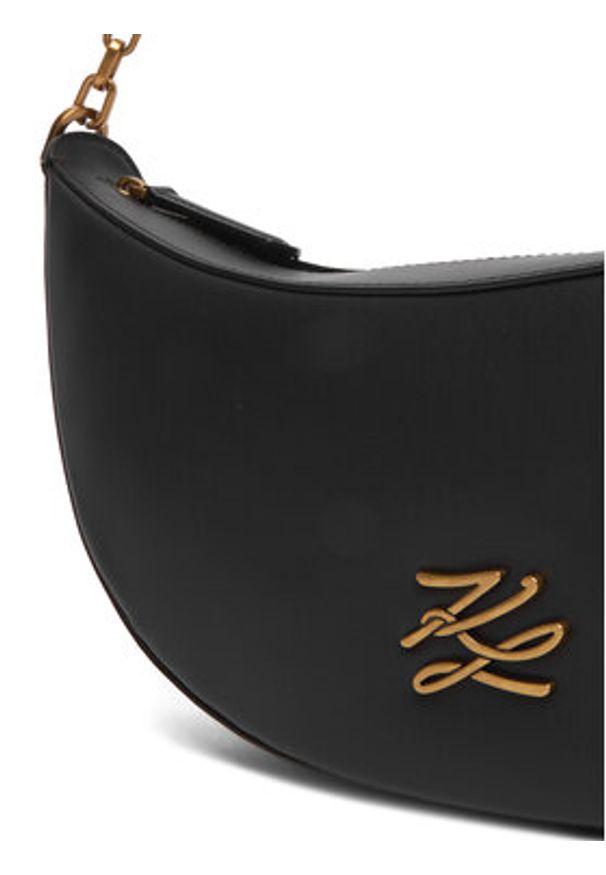 Karl Lagerfeld - KARL LAGERFELD Torebka B1W30236 Czarny. Kolor: czarny. Materiał: skórzane