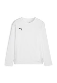 Dziecięcy dżersej z długim rękawem Puma TeamGoal. Kolor: biały. Materiał: jersey. Długość rękawa: długi rękaw. Długość: długie. Sport: piłka nożna #1