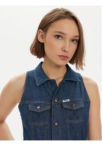 Wrangler Kombinezon 112351045 Granatowy Slim Fit. Kolor: niebieski. Materiał: bawełna