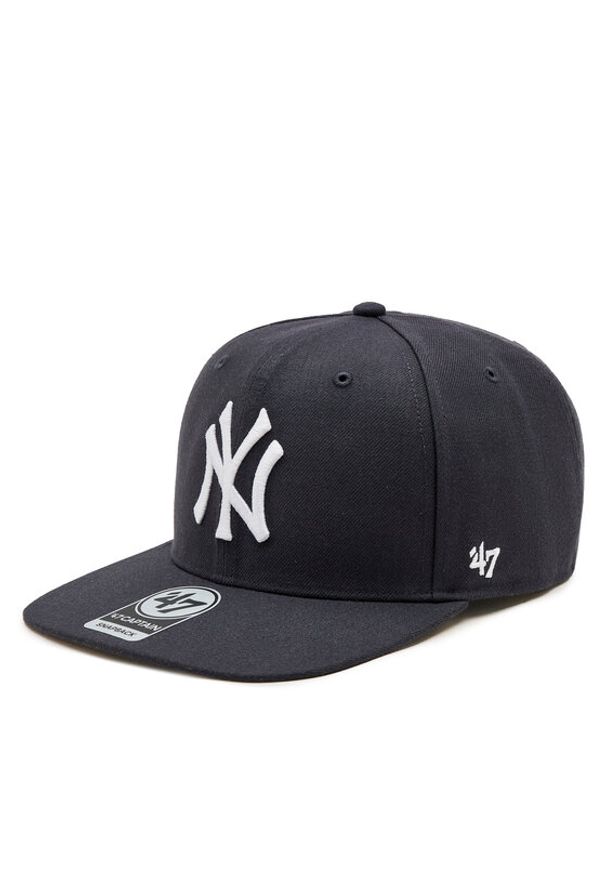 47 Brand Czapka z daszkiem New York Yankees Sure Shot '47 CAPTAIN SRS17WBP Granatowy. Kolor: niebieski. Materiał: materiał