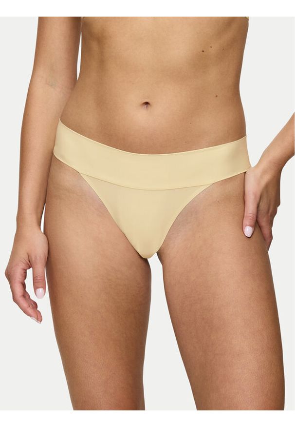 Triumph Stringi Make-Up Illusion 10218386 Żółty. Kolor: żółty. Materiał: syntetyk