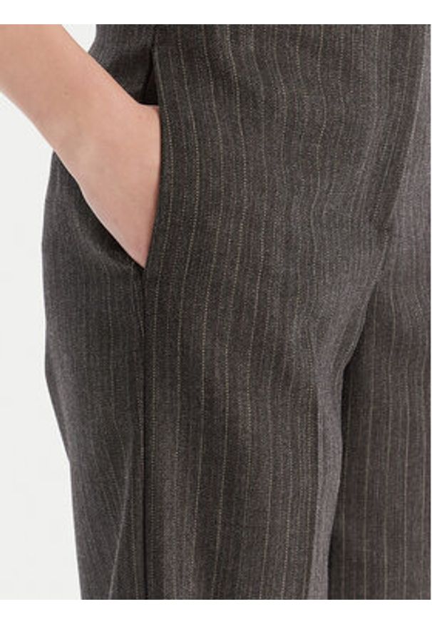 Marella Spodnie palazzo Renoir 2523136082 Brązowy Wide Leg. Kolor: brązowy. Materiał: wełna