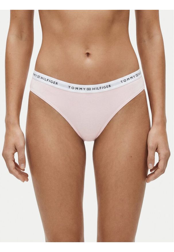 TOMMY HILFIGER - Tommy Hilfiger Figi klasyczne UW0UW05876 Różowy. Kolor: różowy. Materiał: bawełna